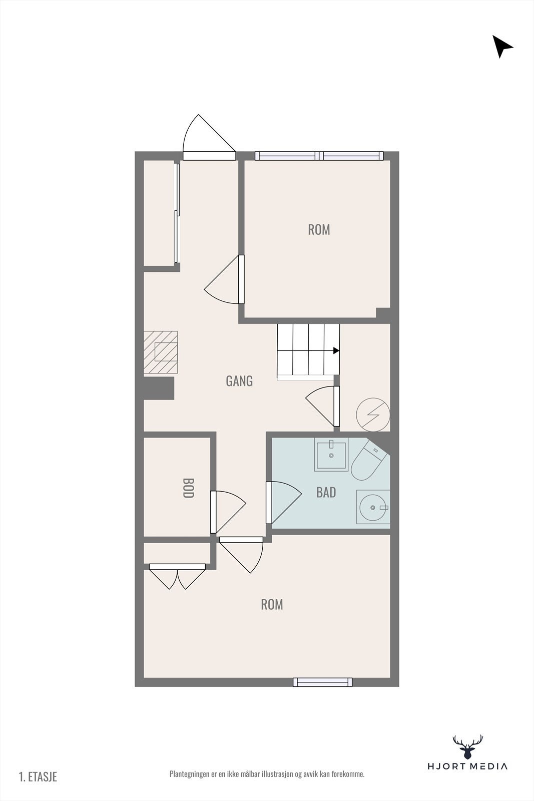 Plantegning Galleribilde