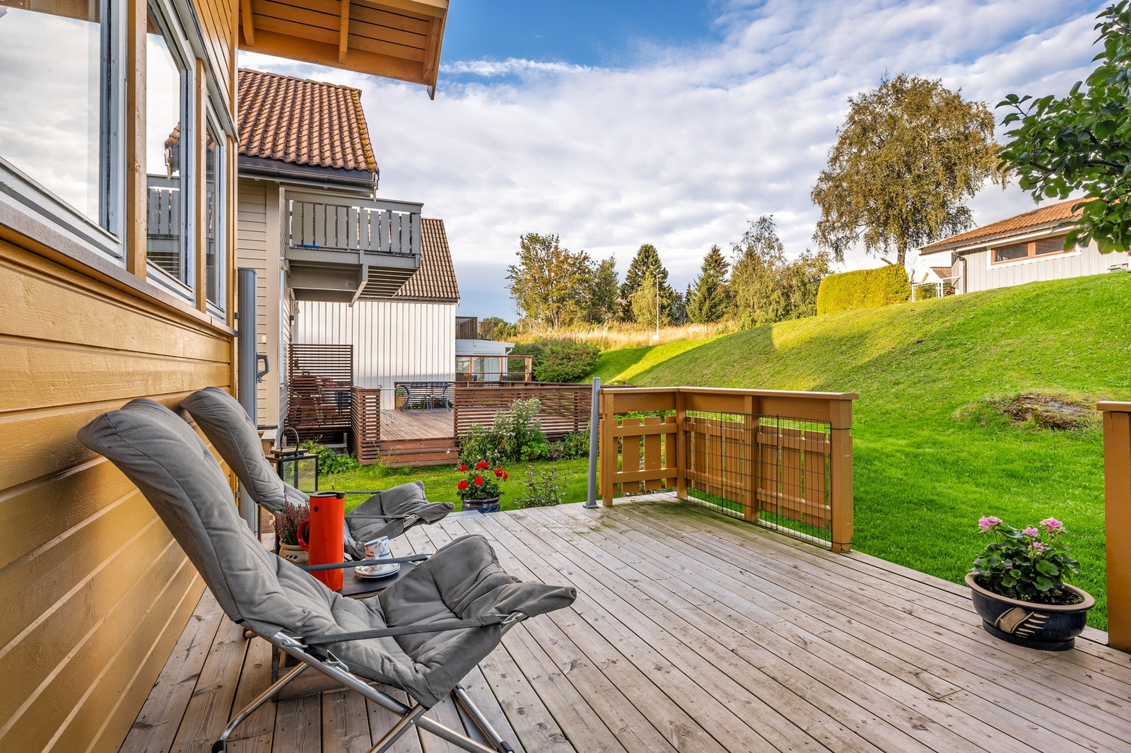 Terrasse på 17 kvm. Galleribilde