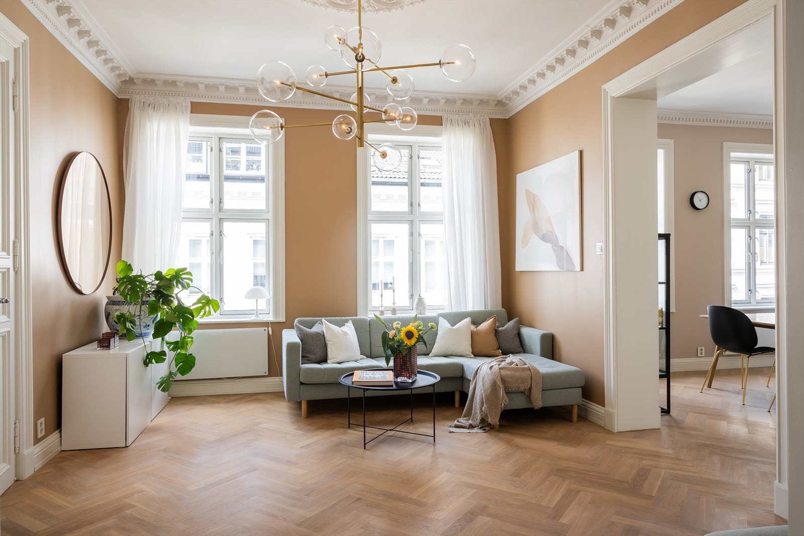 Lys og åpen 3-roms leilighet. Galleribilde