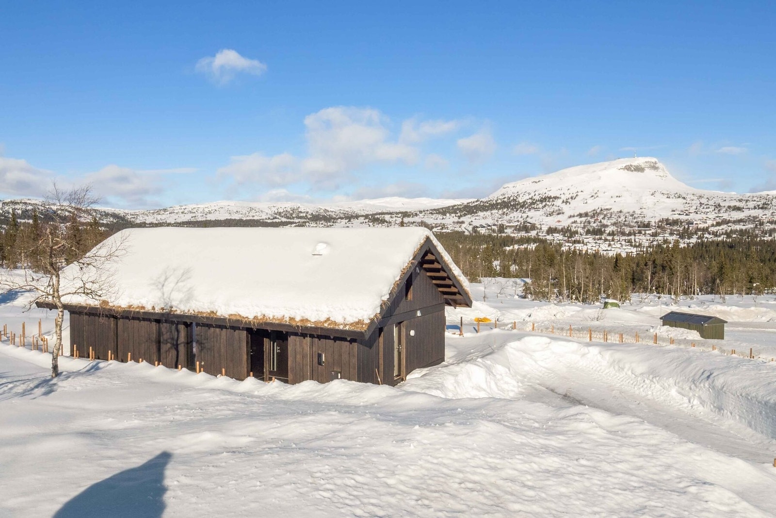 Foto fra hytta mot Skeikampen.
Foto fra 2021 Galleribilde