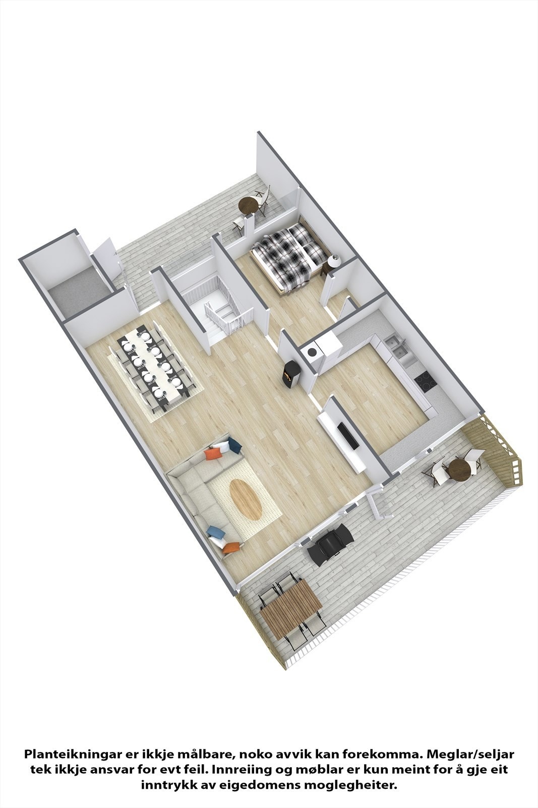 Planteikning 1. etasje. Galleribilde