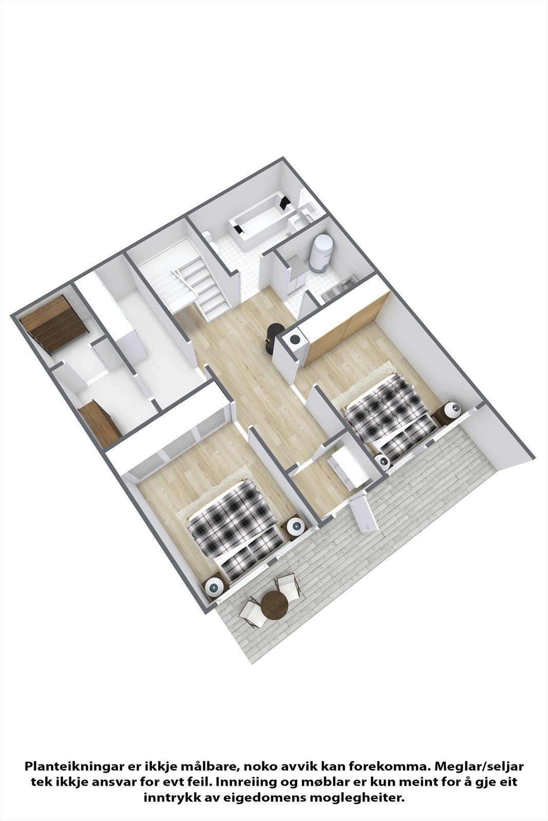 Planteikning underetasje. Galleribilde