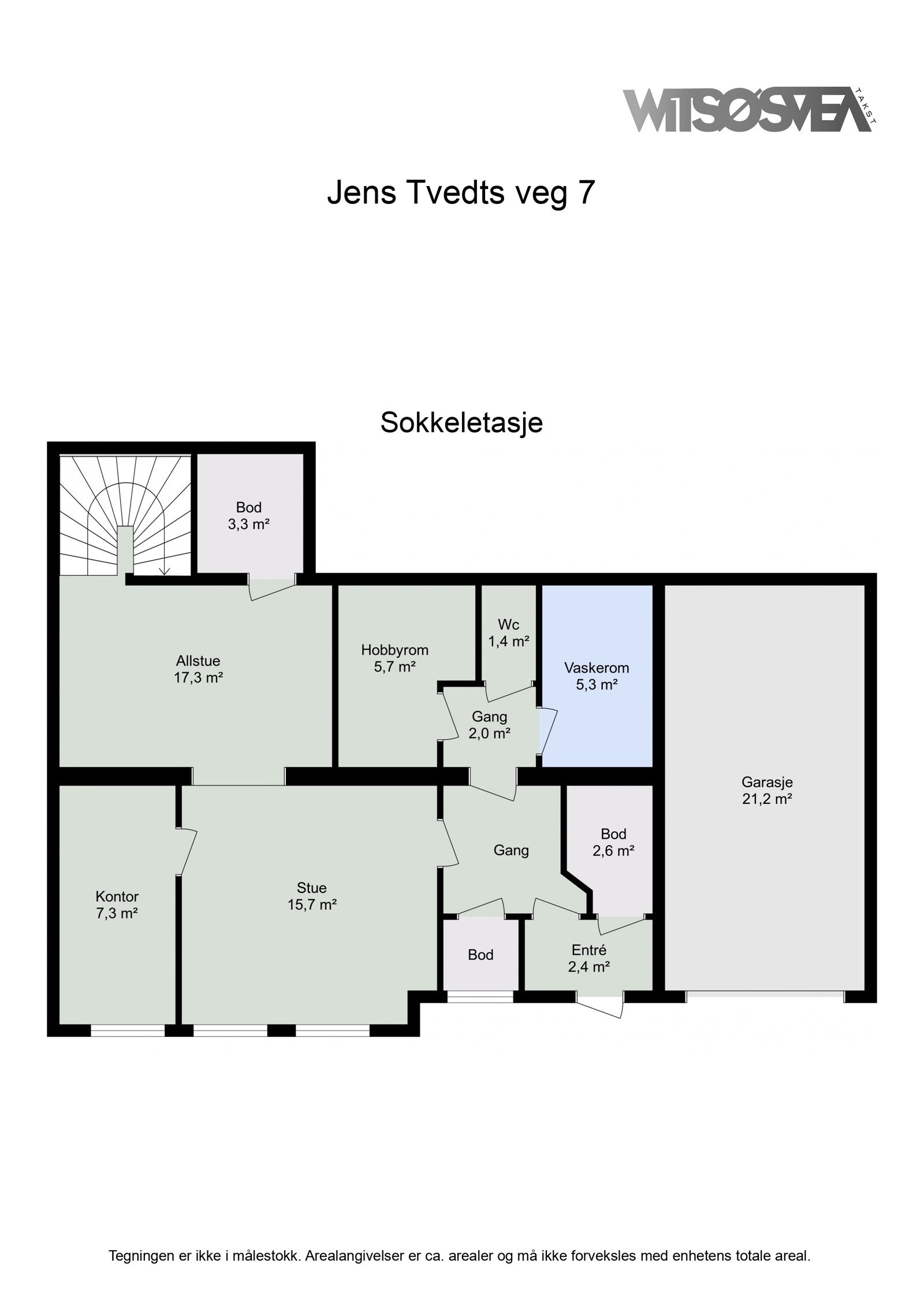 Plantegning sokkel. Galleribilde