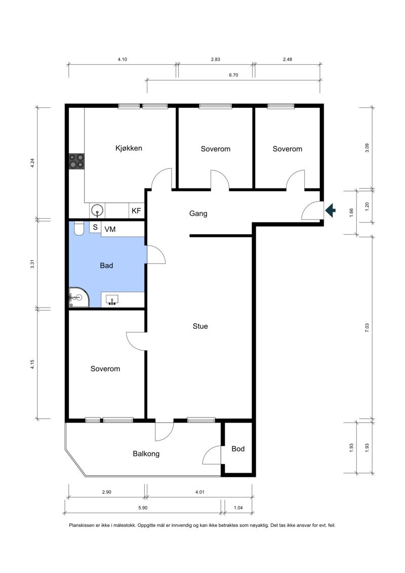 Plantegning Galleribilde