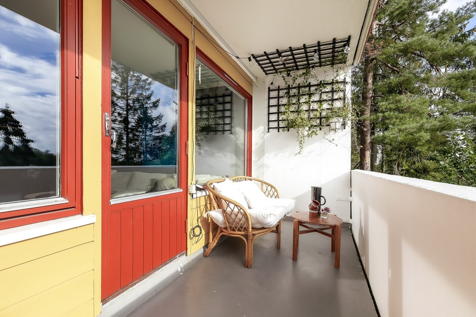 Østvendt balkong på 11m². Galleribilde