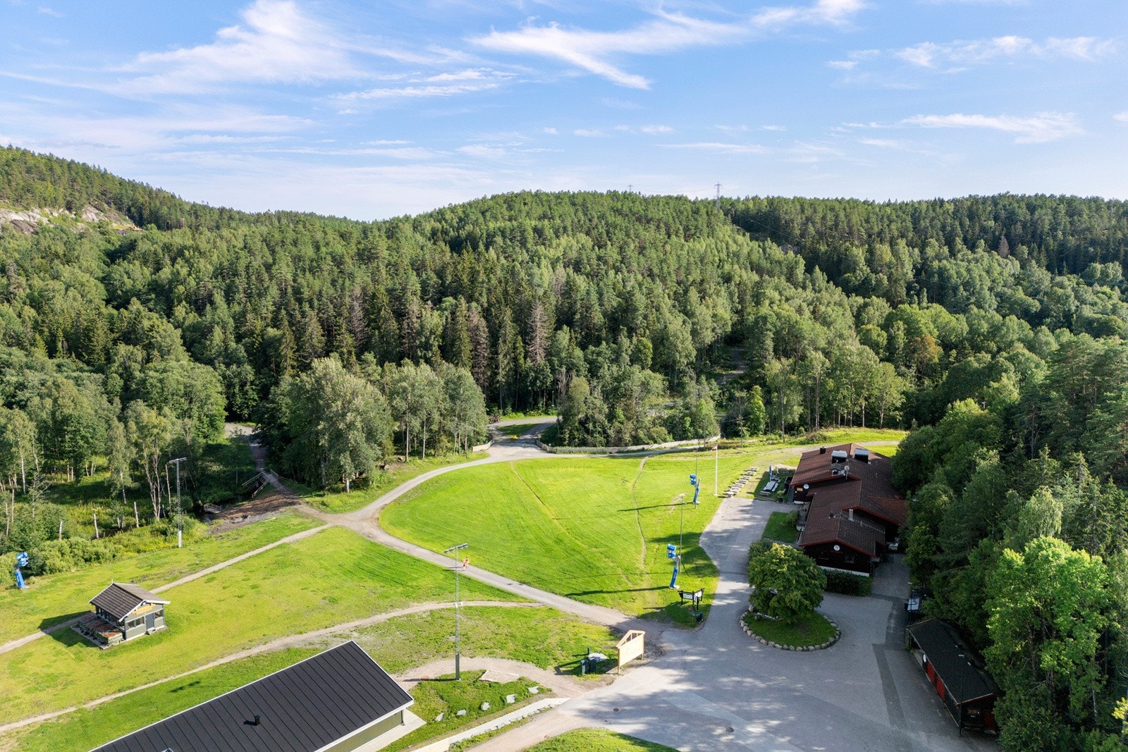 Skullerud skistadion er også fint sommerstid Galleribilde