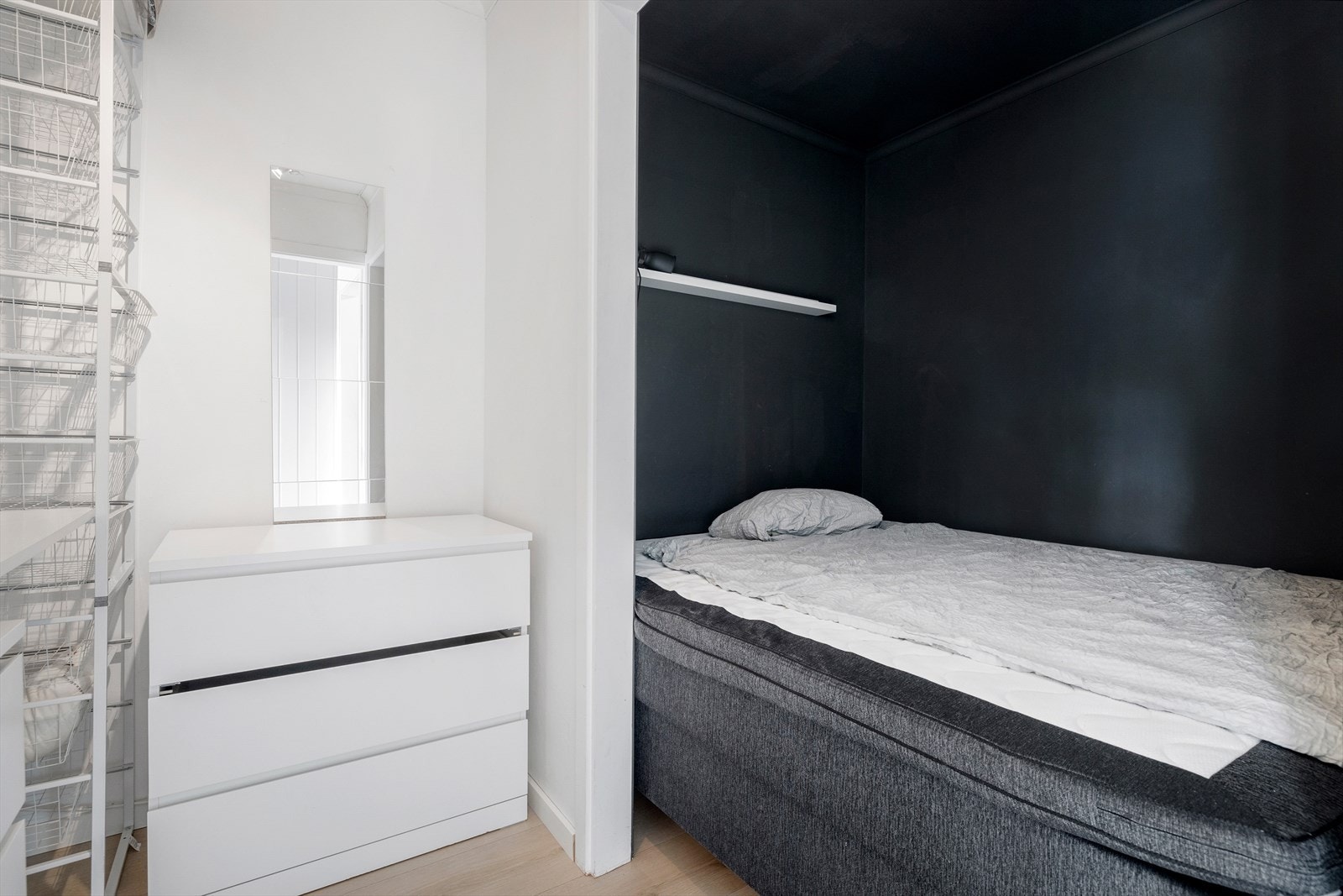 Soveralkoven oppleves som et eget soverom Galleribilde