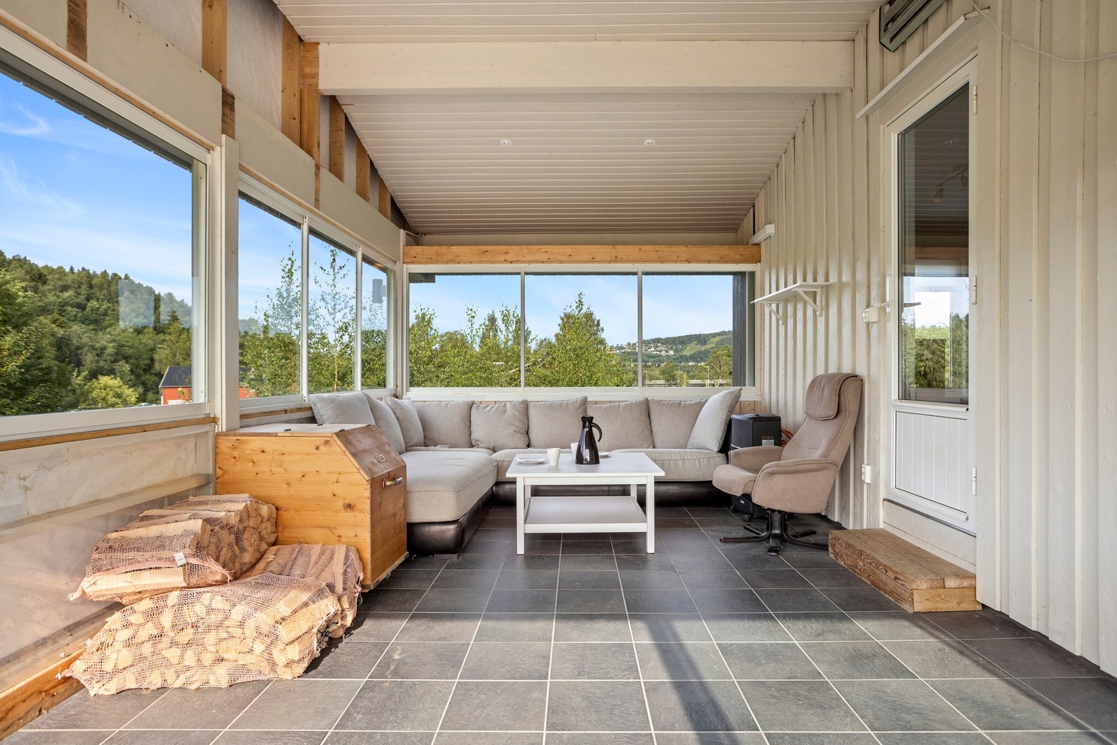 Innglasset terrasse - 23 kvm. Galleribilde