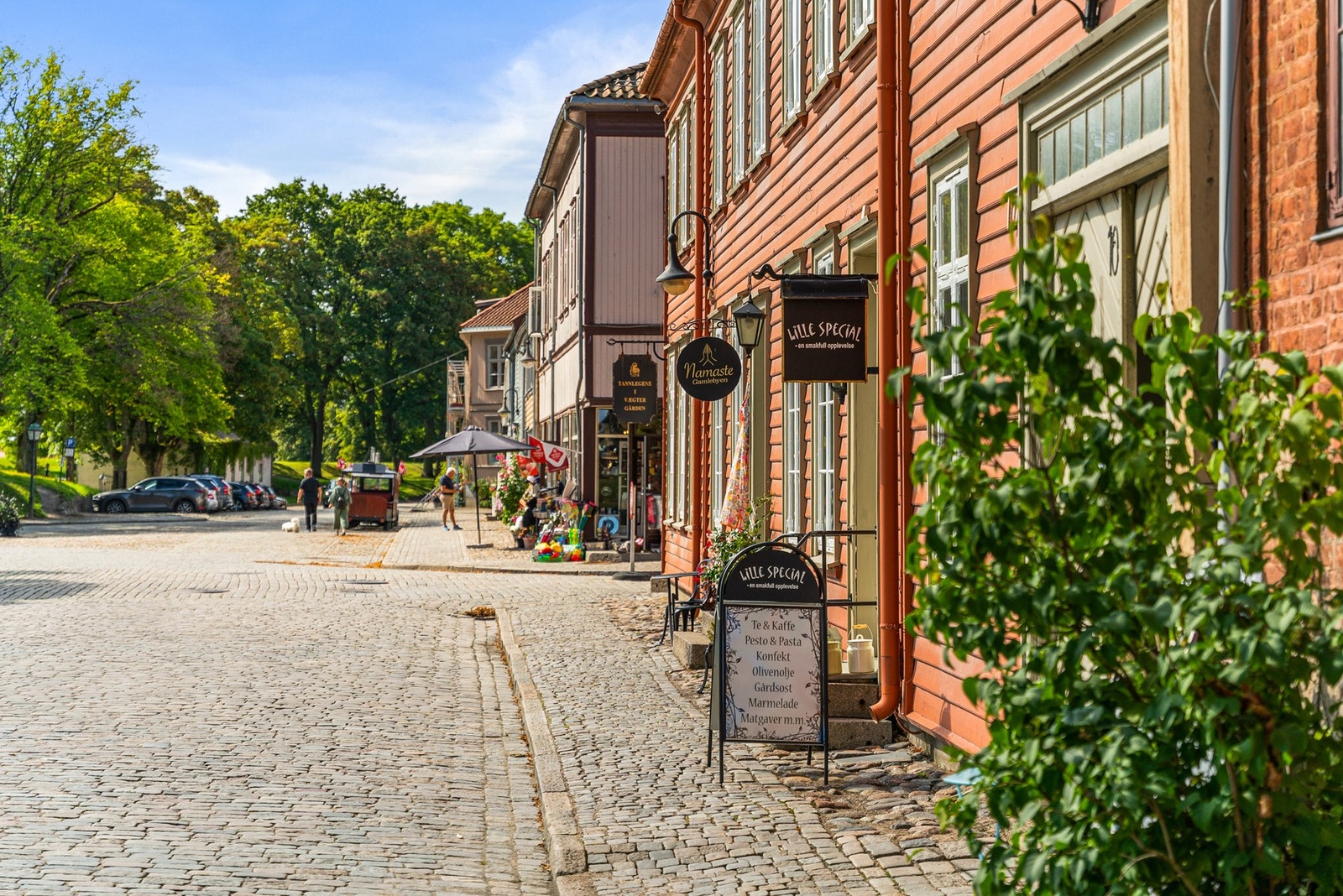 Fra leiligheten er det en kort spasertur til sjarmerende Gamlebyen. Galleribilde