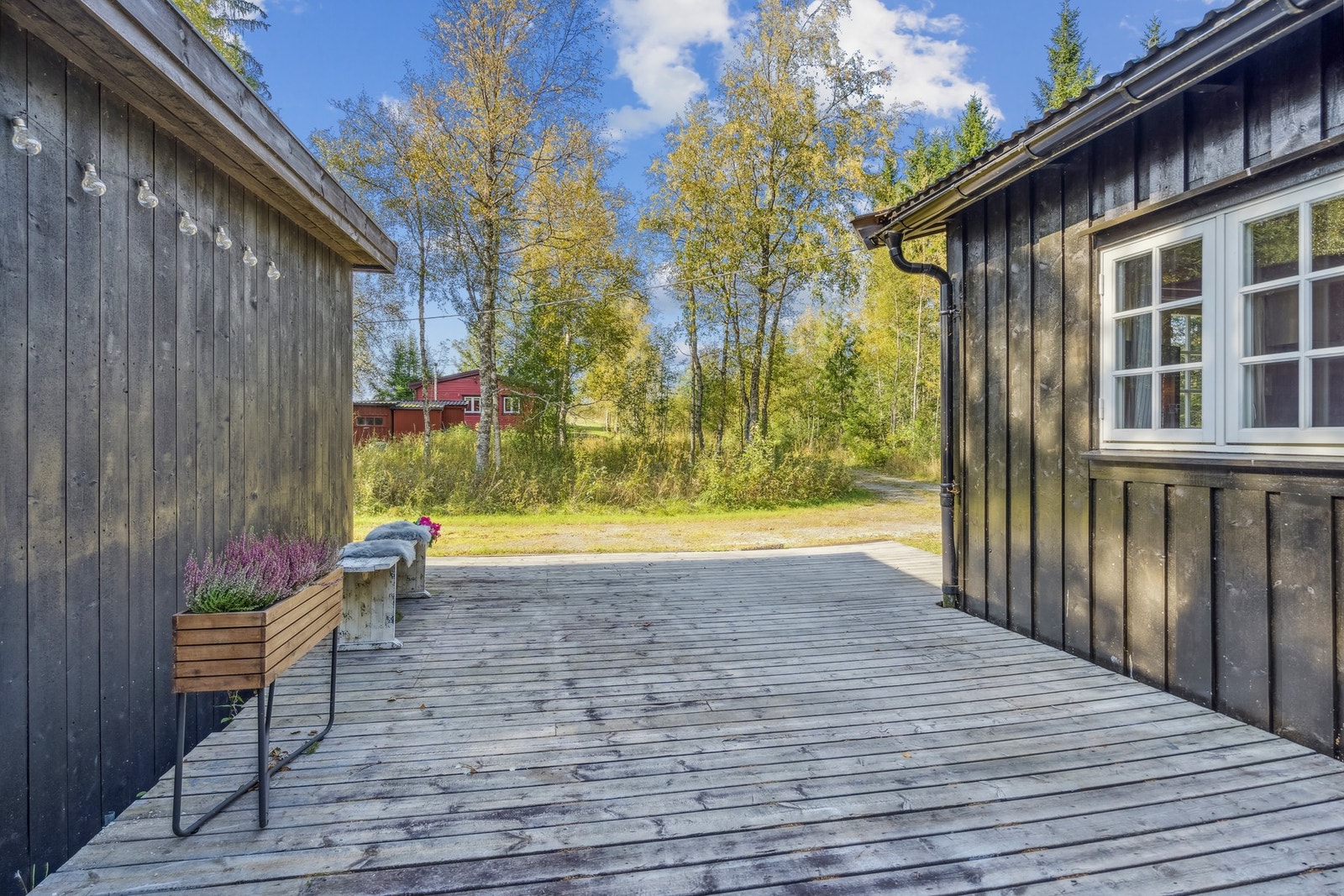 Hytten har en platting på 25,5 kvm. Galleribilde