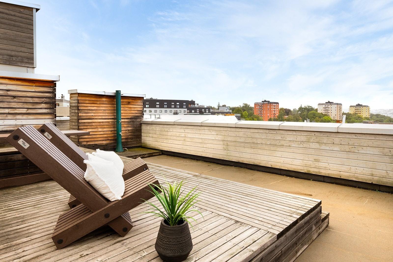 Sameiet har 2 felles takterrasser til glede for beboerne. Galleribilde