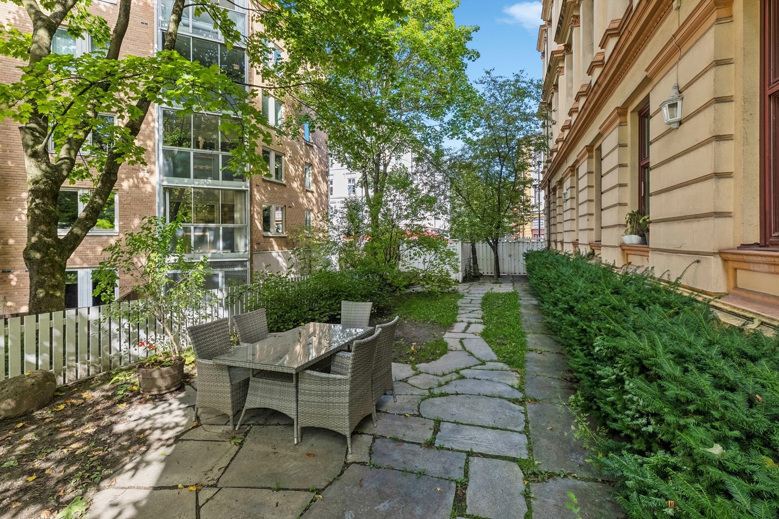 Byggets bakgård. Galleribilde