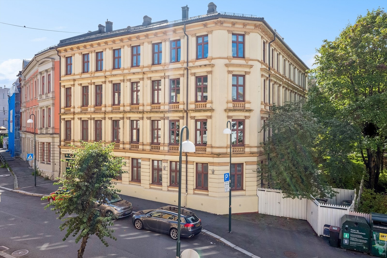 Byggets fasade. Galleribilde