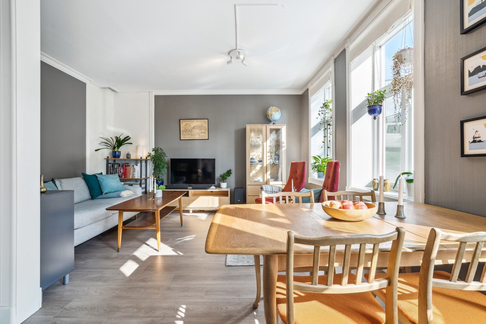Der er også plass til spisegruppe Galleribilde