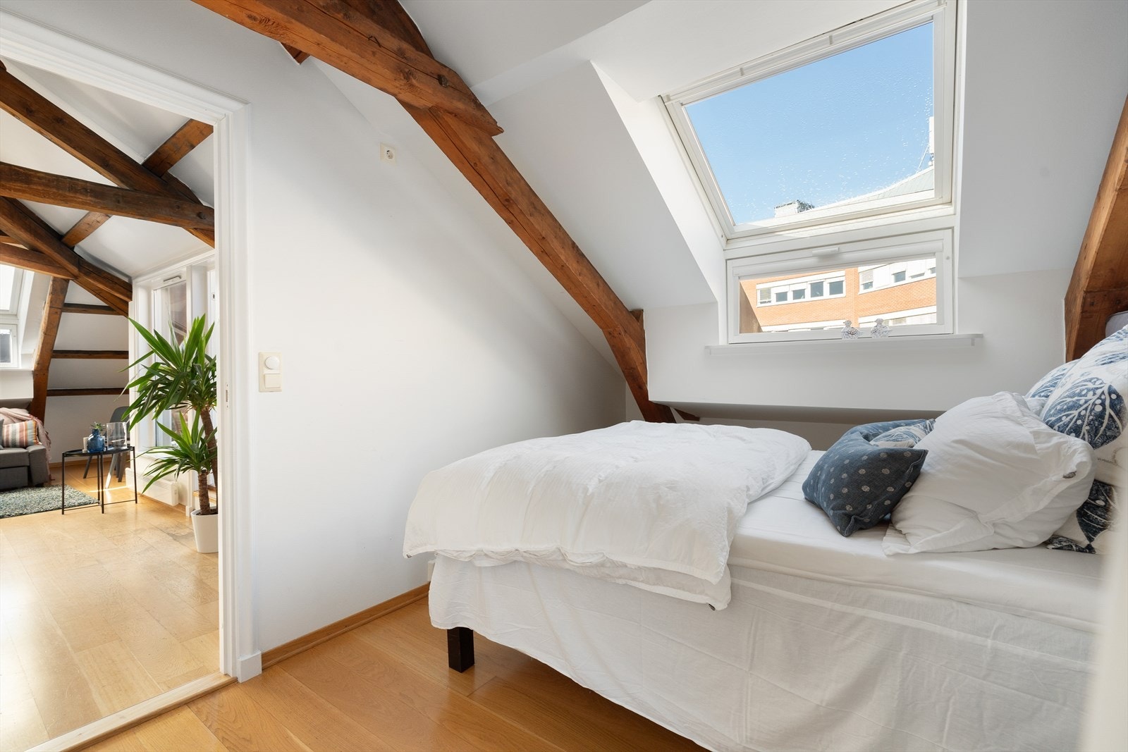 Leiligheten har to soverom Galleribilde