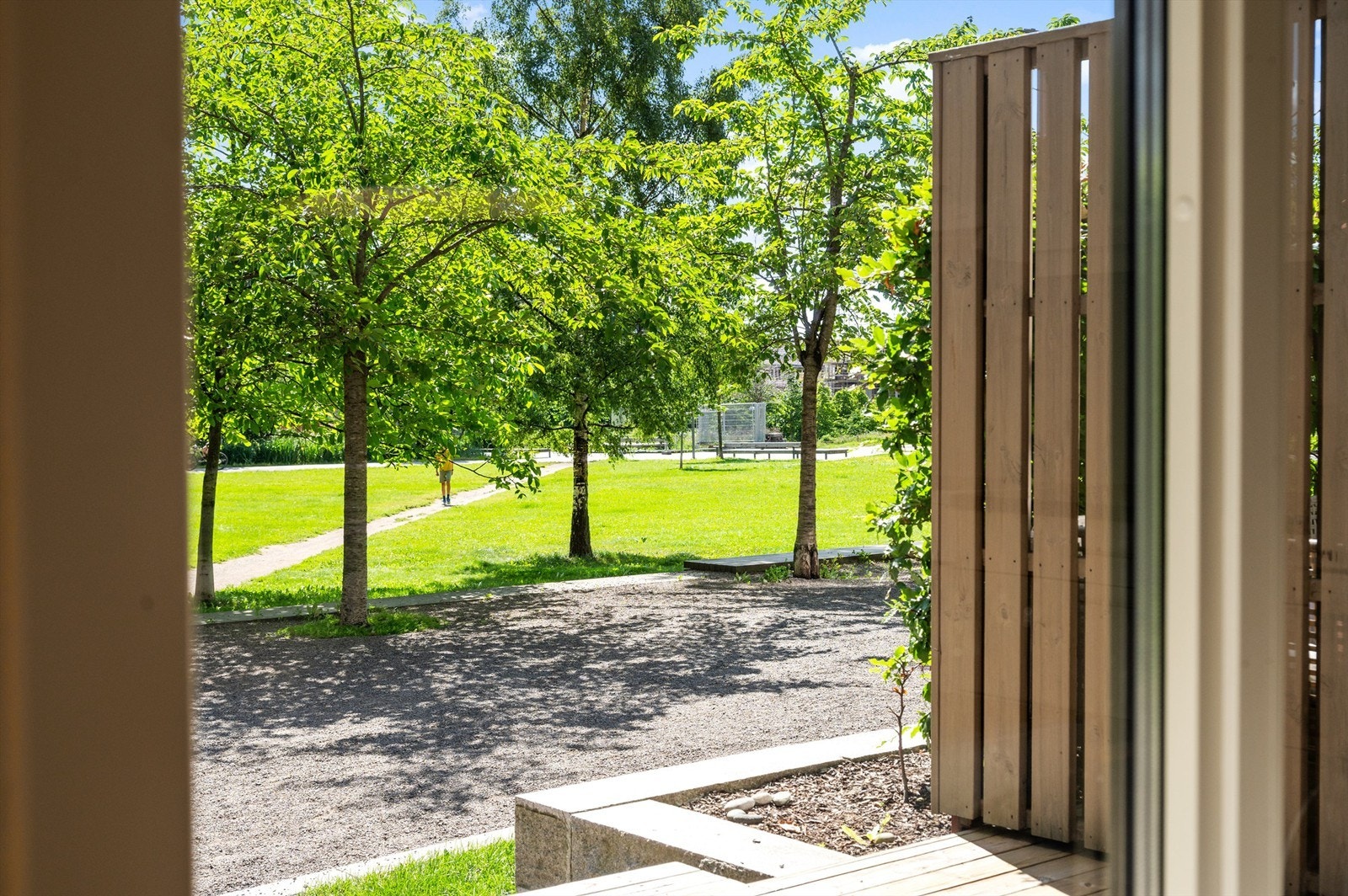 Sentral og attraktiv beliggenhet i det idylliske boligprosjektet Marienfryd på spennende Hasle, nærmere bestemt mellom Lille Tøyen Hageby, Hovin og Ensjø. Galleribilde