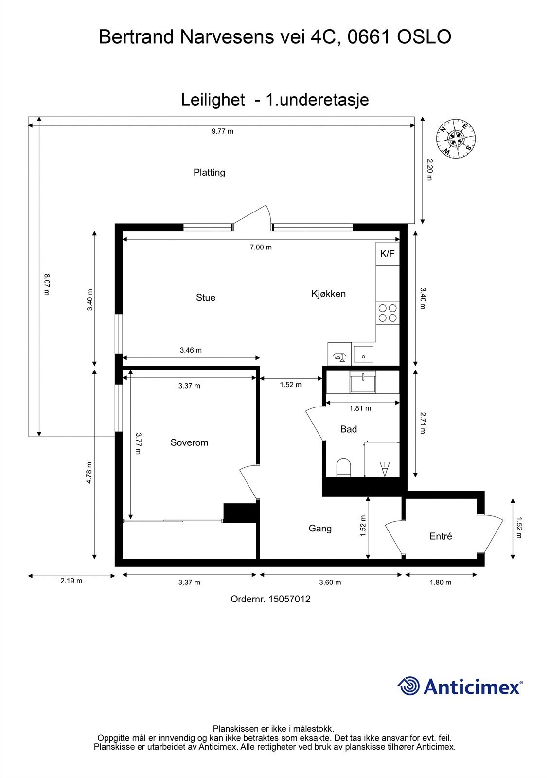 Plantegning Galleribilde