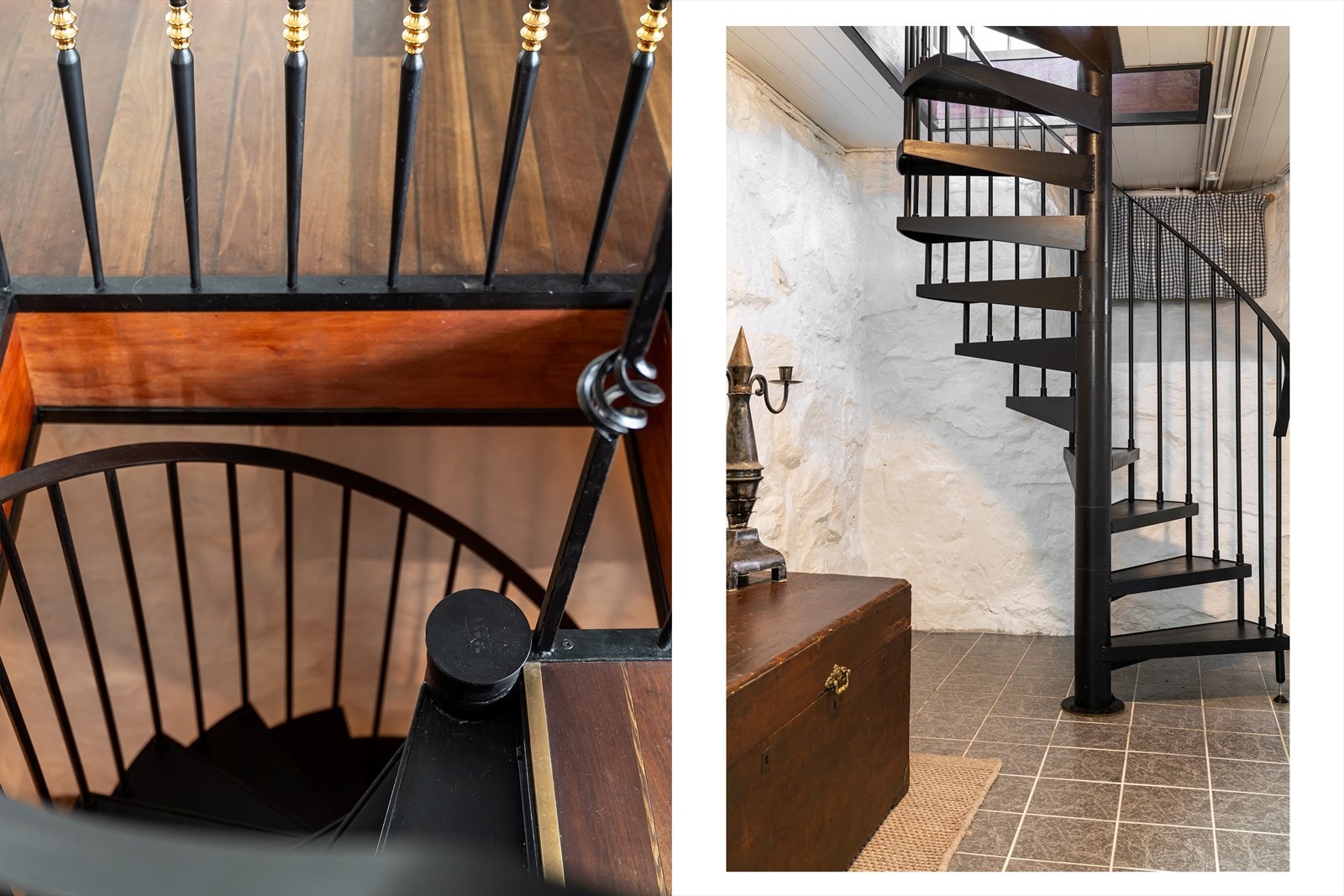 Det er adkomst til kjeller både fra inn- og utsiden. Galleribilde