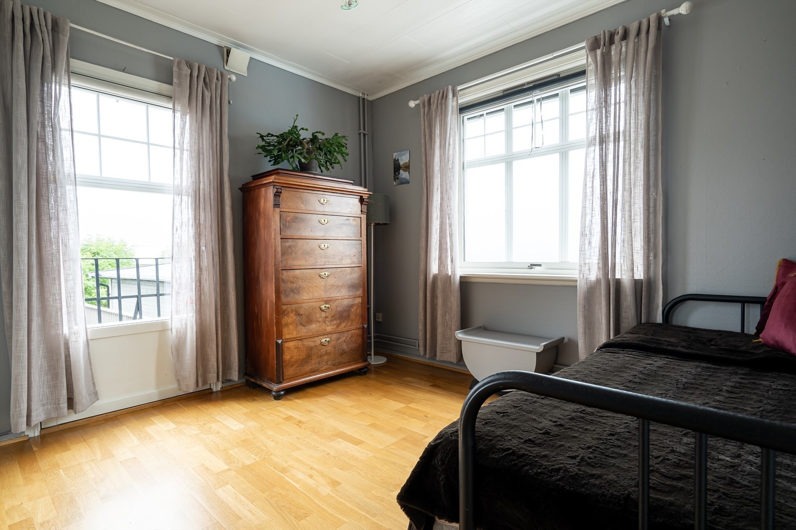 Soverom 3. Dette rommet har også egen balkong. Galleribilde