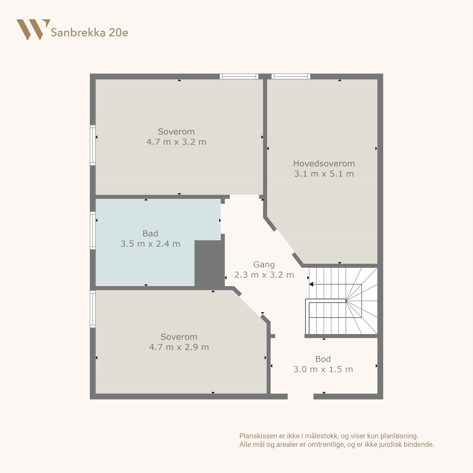 - Plantegning loft - Galleribilde