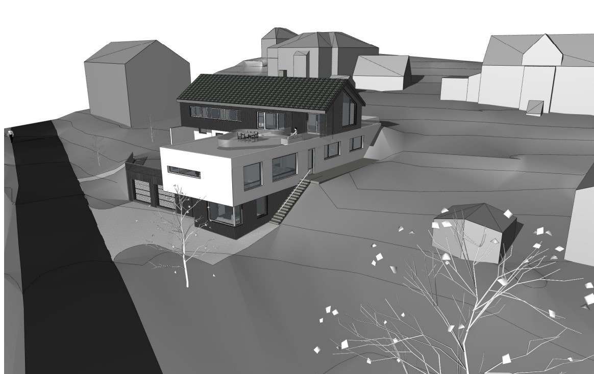 Tegning rammetillatelse gitt i 2013. Galleribilde