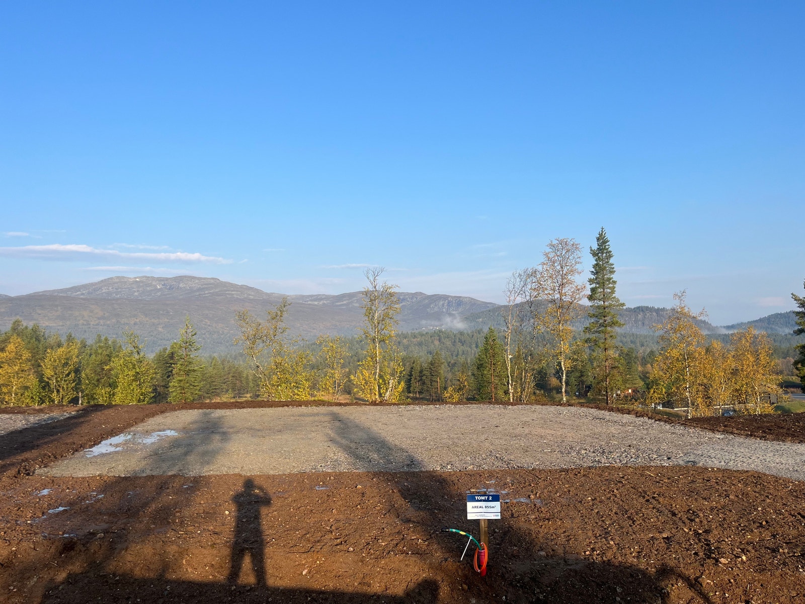 Tomt 2 - ferdig planert. Galleribilde