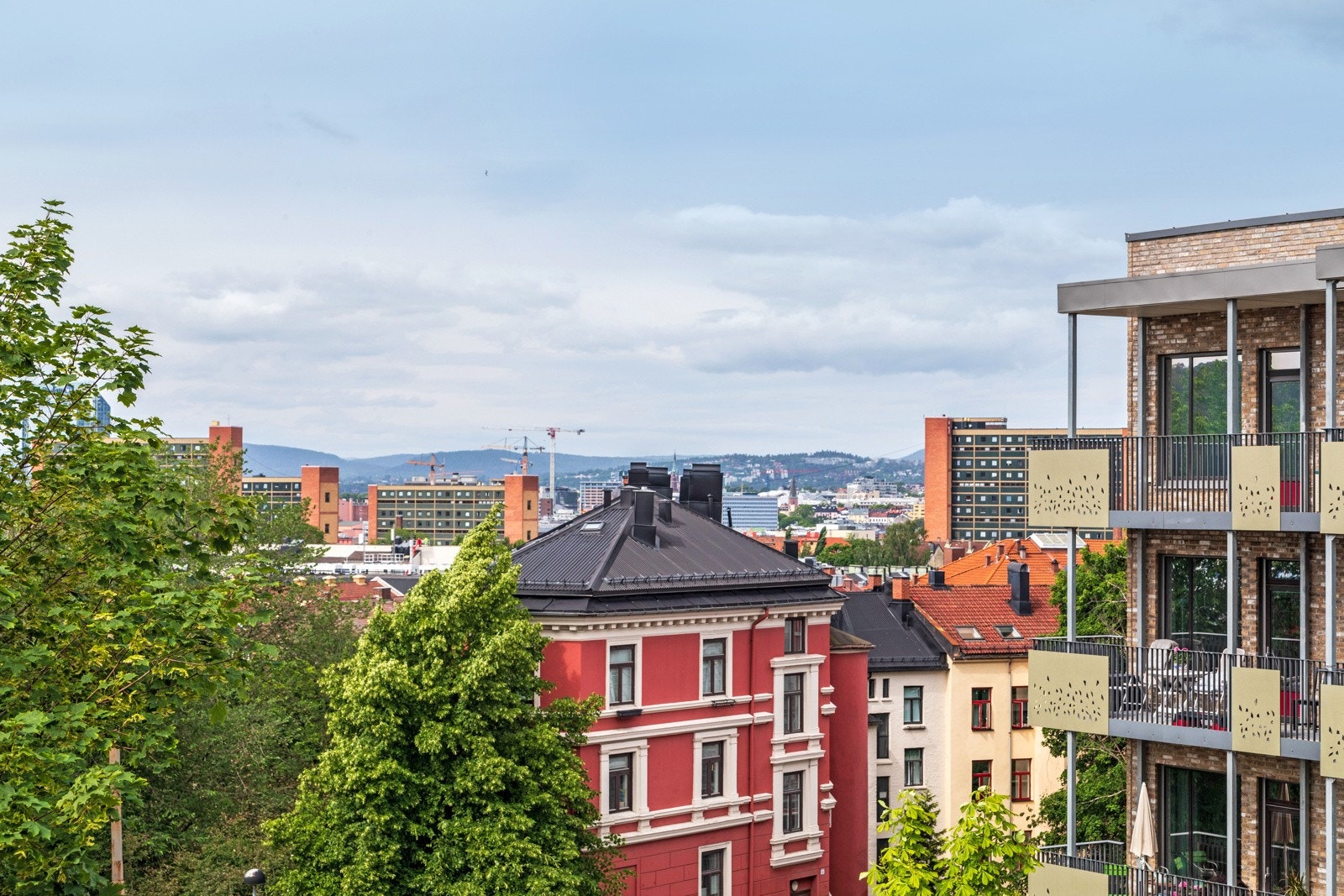 Flott utsikt Galleribilde