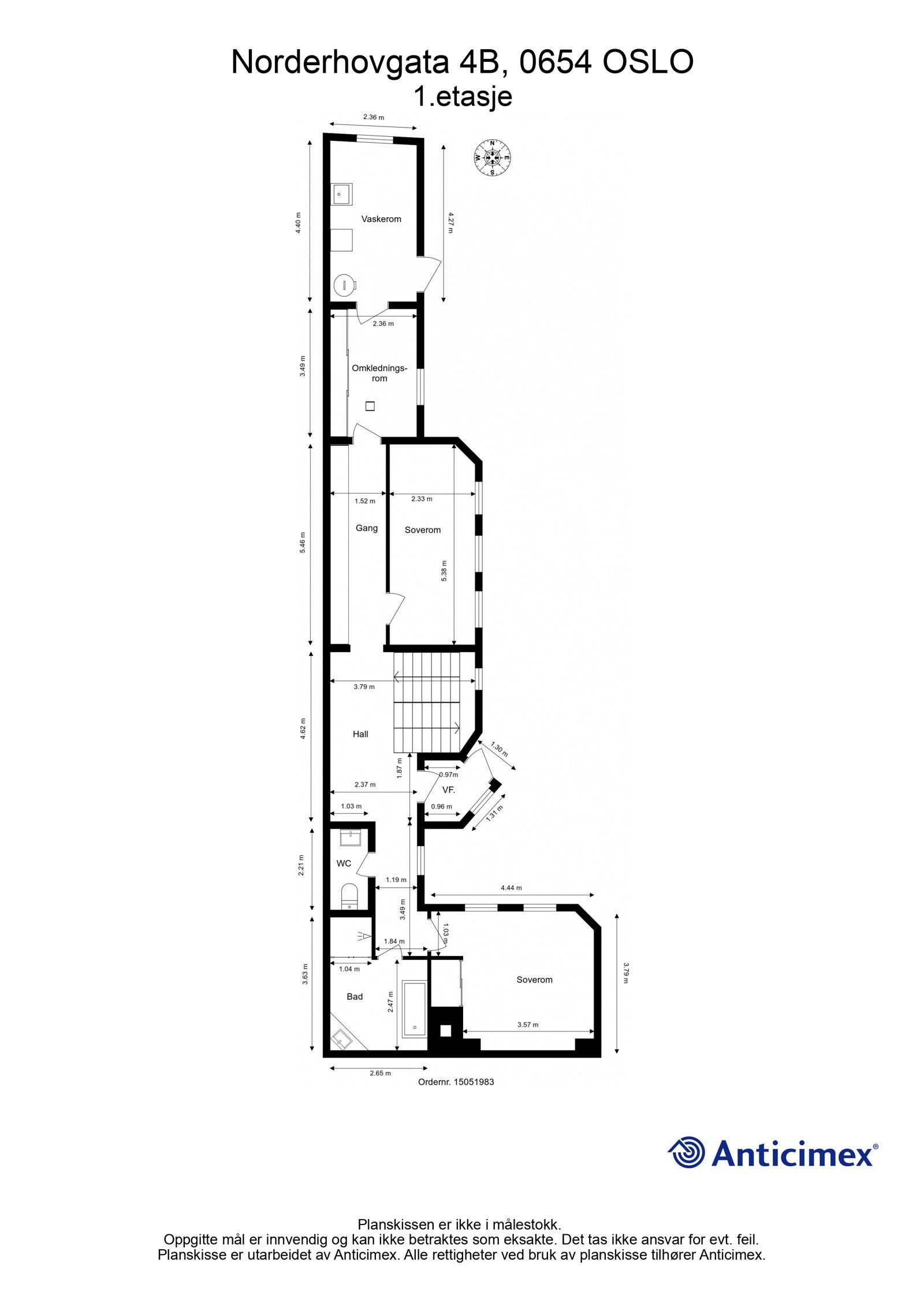 plantegning 1. etasje. Galleribilde