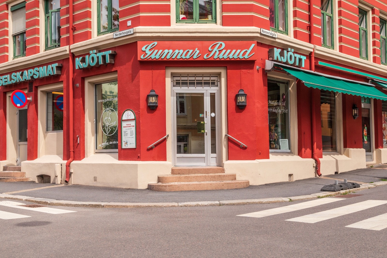 Slakter'n på hjørnet. Galleribilde