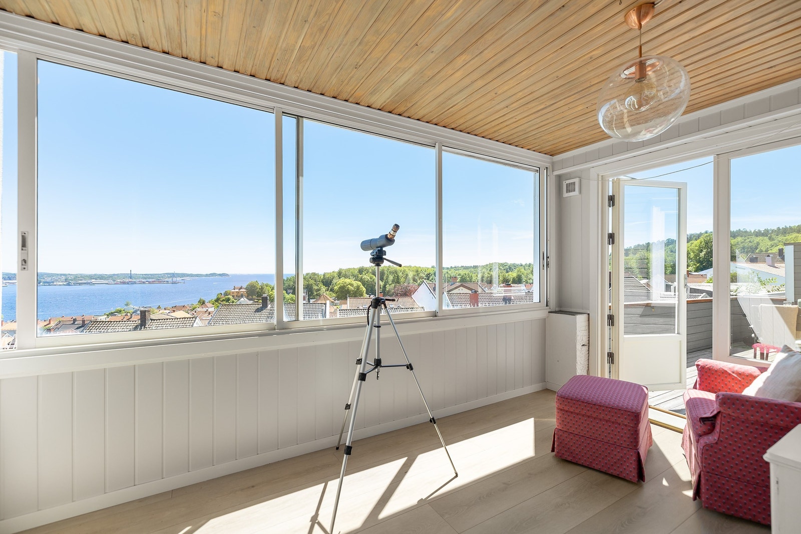 Innglasset utestue Galleribilde