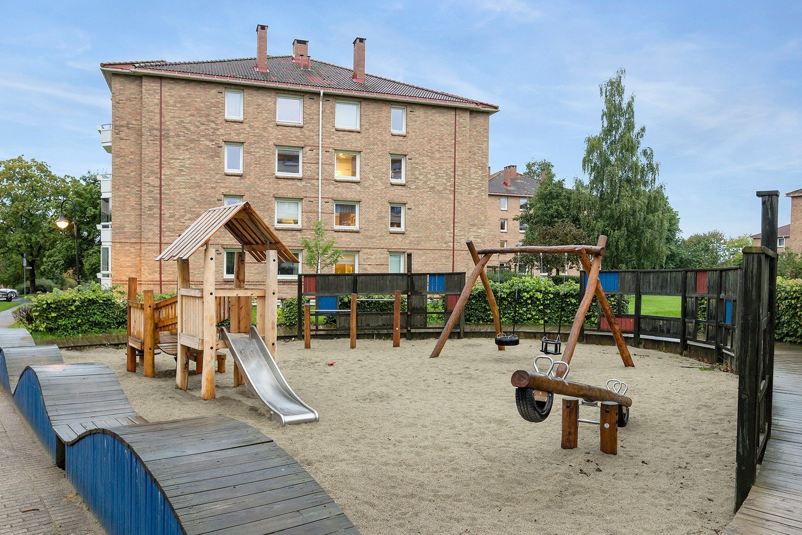 Uteområde i borettslaget er velkjent for å ha flotte grøntområder. Galleribilde