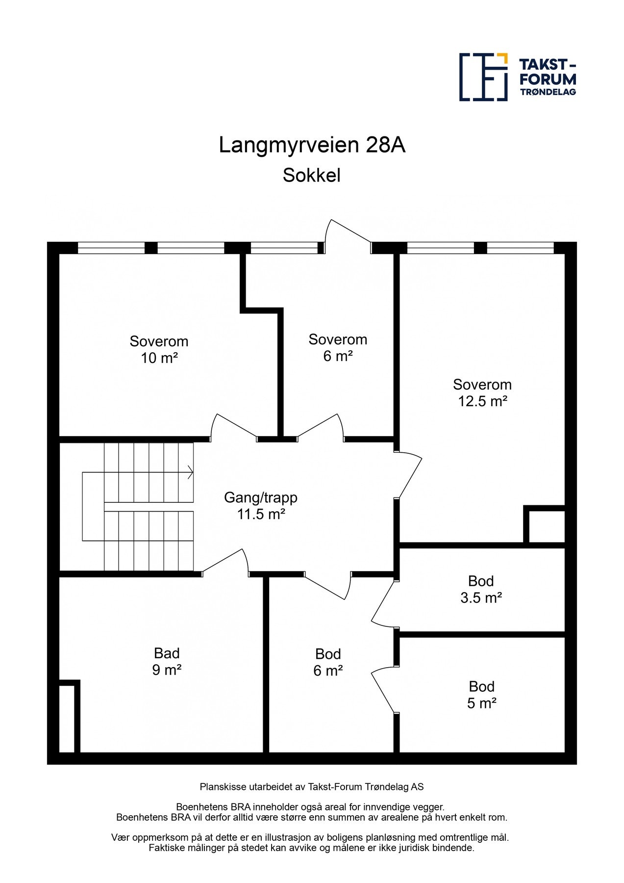 Plantegning sokkel. Galleribilde