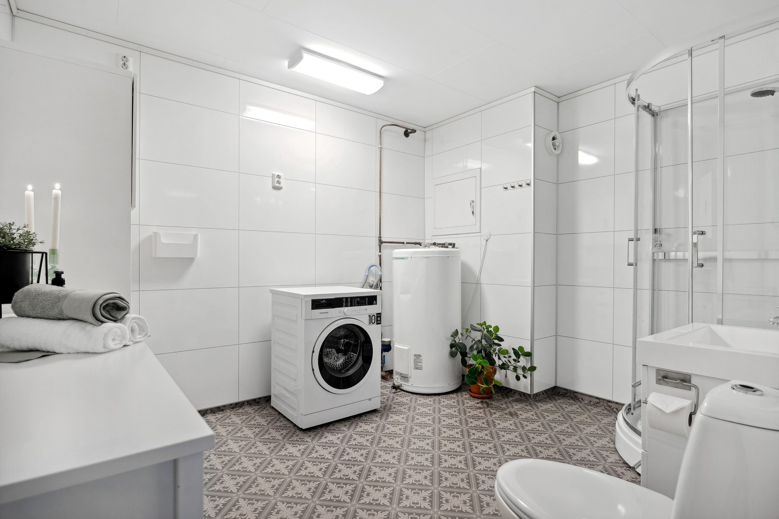 Badet har fått tilstandsgrad 1 av takstmann. Galleribilde