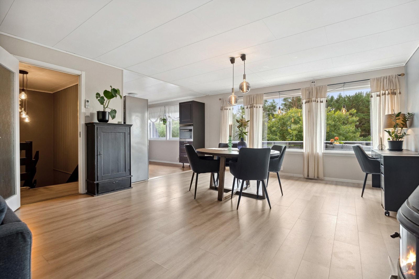 Her har man flere muligheter for møblering i ulike soner. Galleribilde