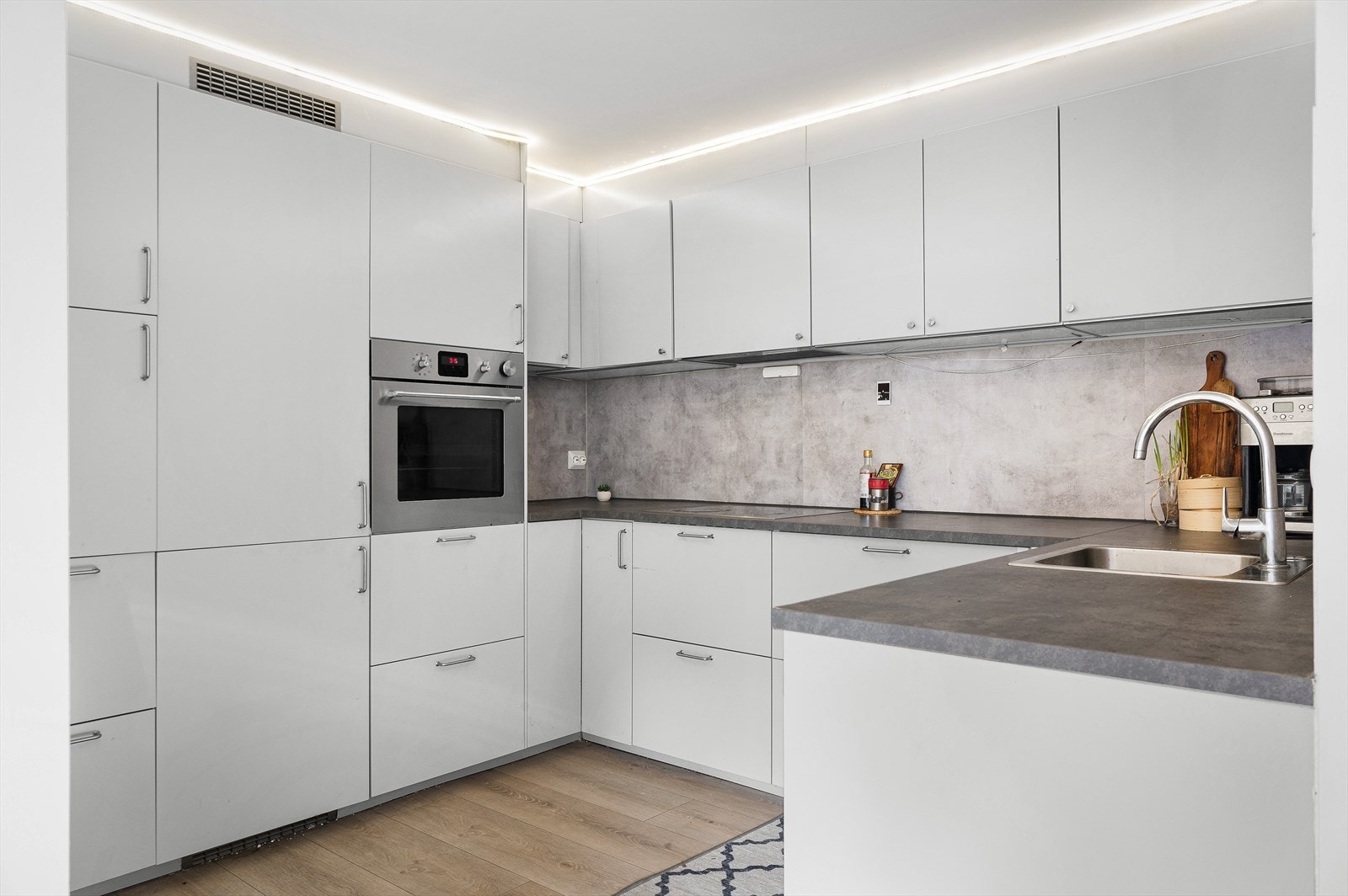 Hver utleiedel har også egne strømmålere og strømskap, som gir full kontroll over strømforbruket. Galleribilde