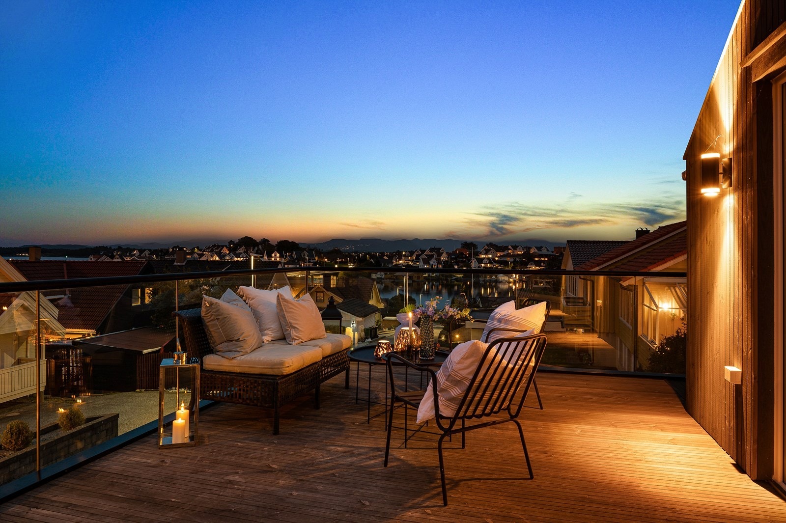 Her kan man virkelig nyte den flotte utsikten. Galleribilde