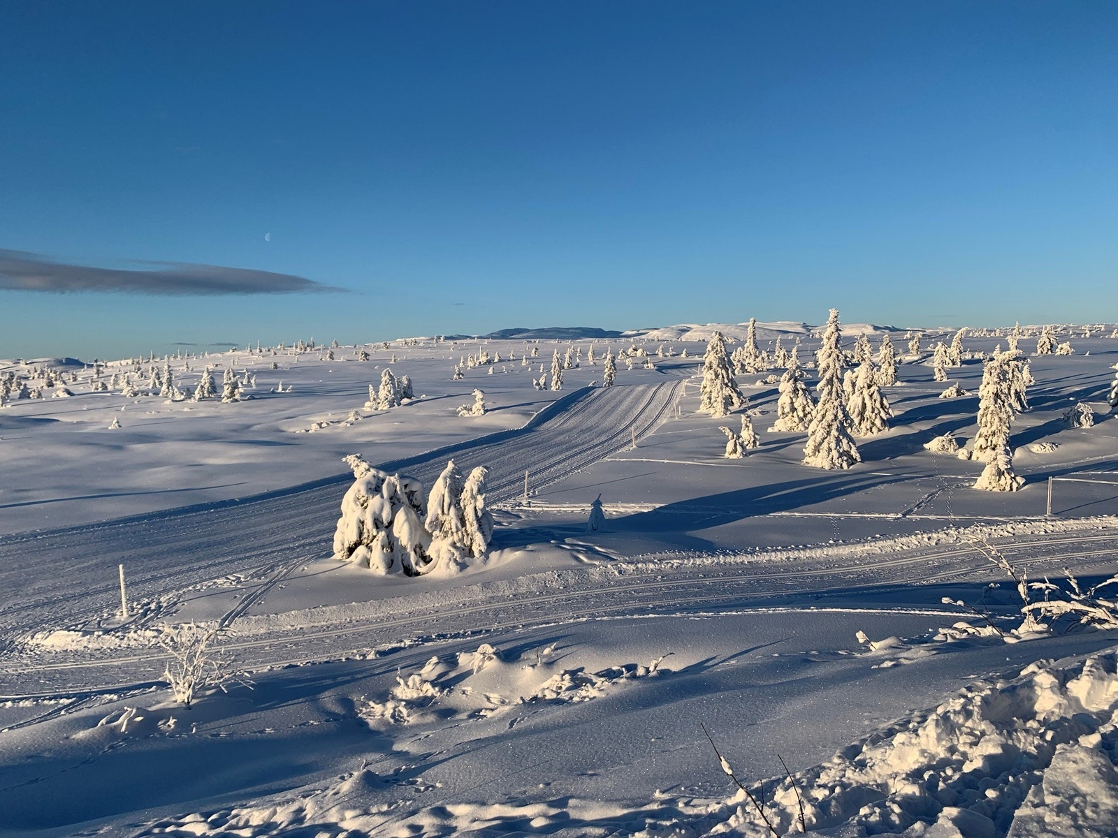En kald og flott vinterdag på Blefjell
