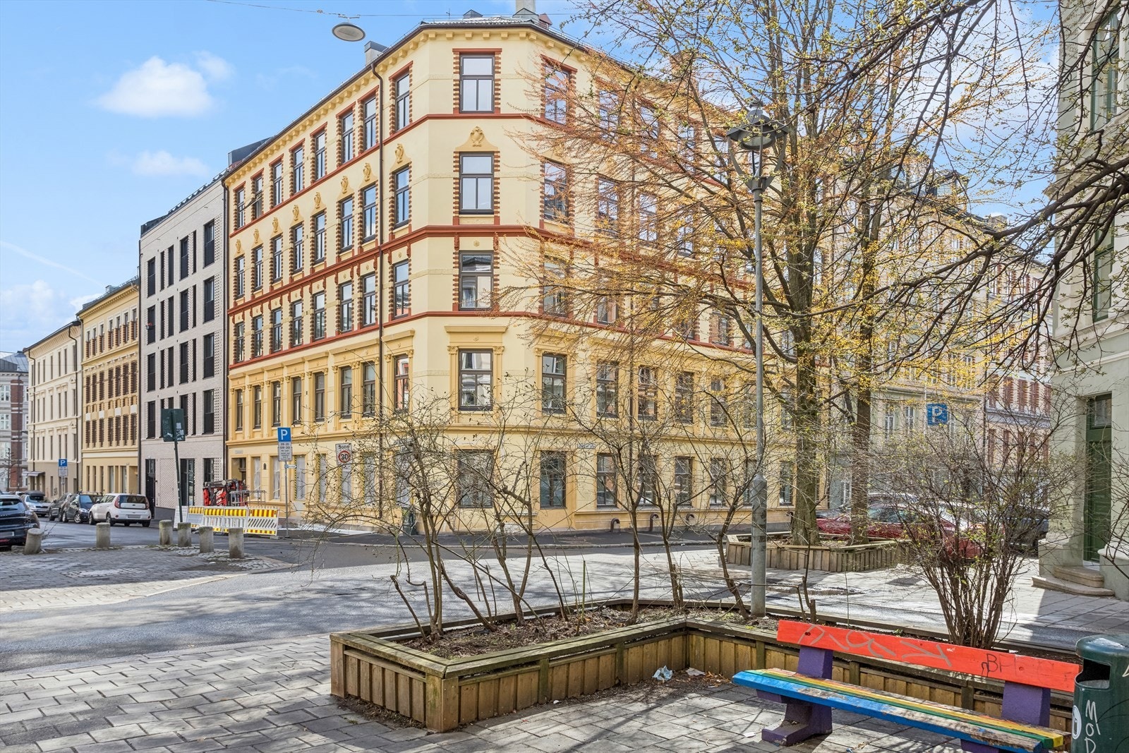 Leiligheten har en attraktiv beliggenhet på Grünerløkka. Galleribilde