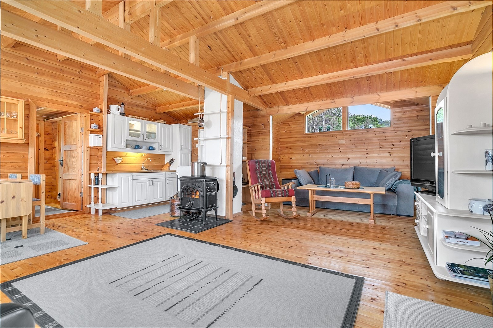 Hytte - Stue. Galleribilde