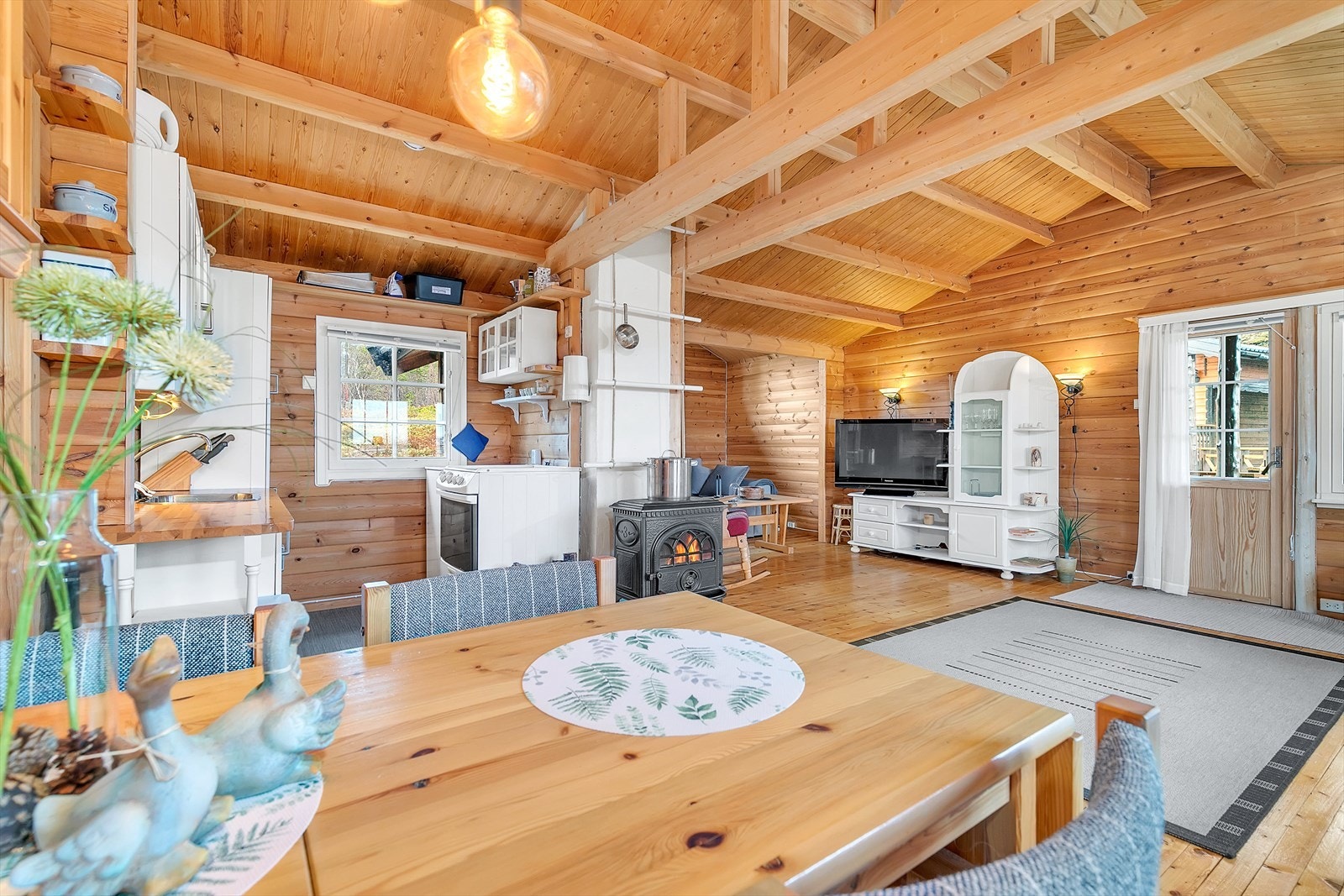 Hytte - Stue. Galleribilde