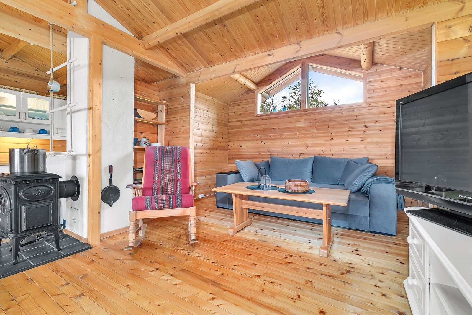 Hytte - Stue. Galleribilde