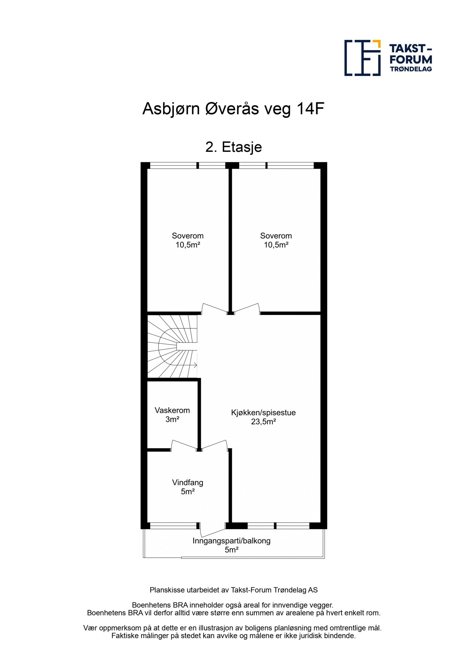 Planskisse 2. etasje Galleribilde