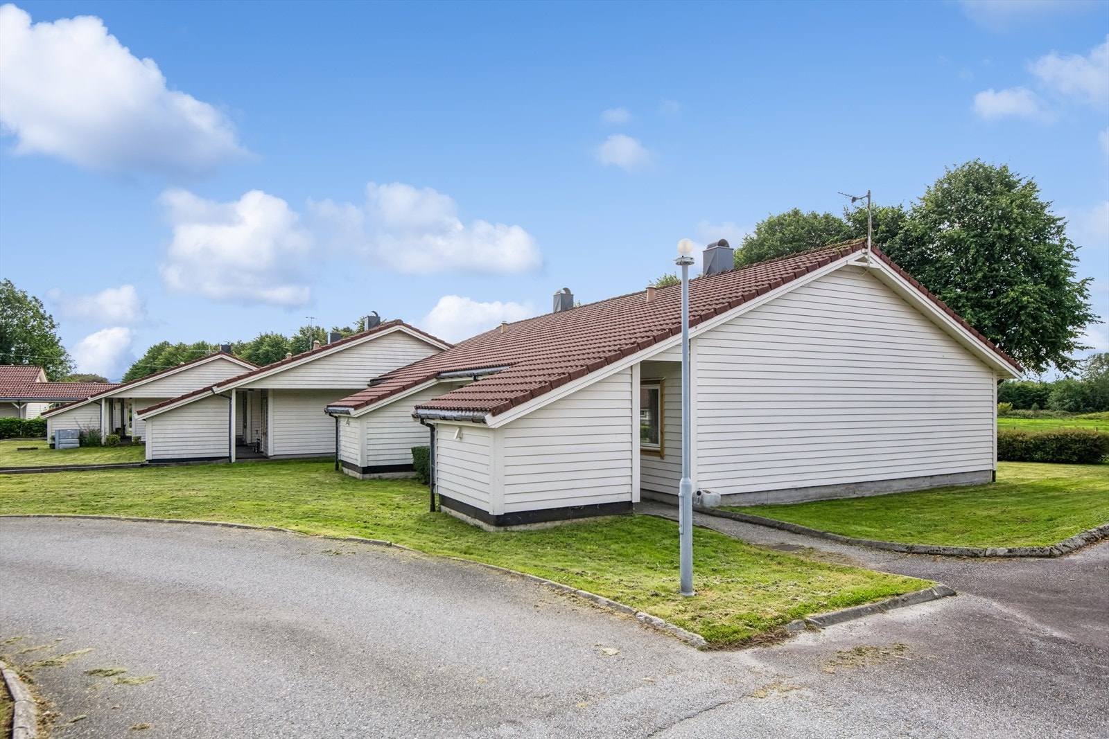 Borettslaget består av 18 aldersboliger for personer over 50 år. Galleribilde