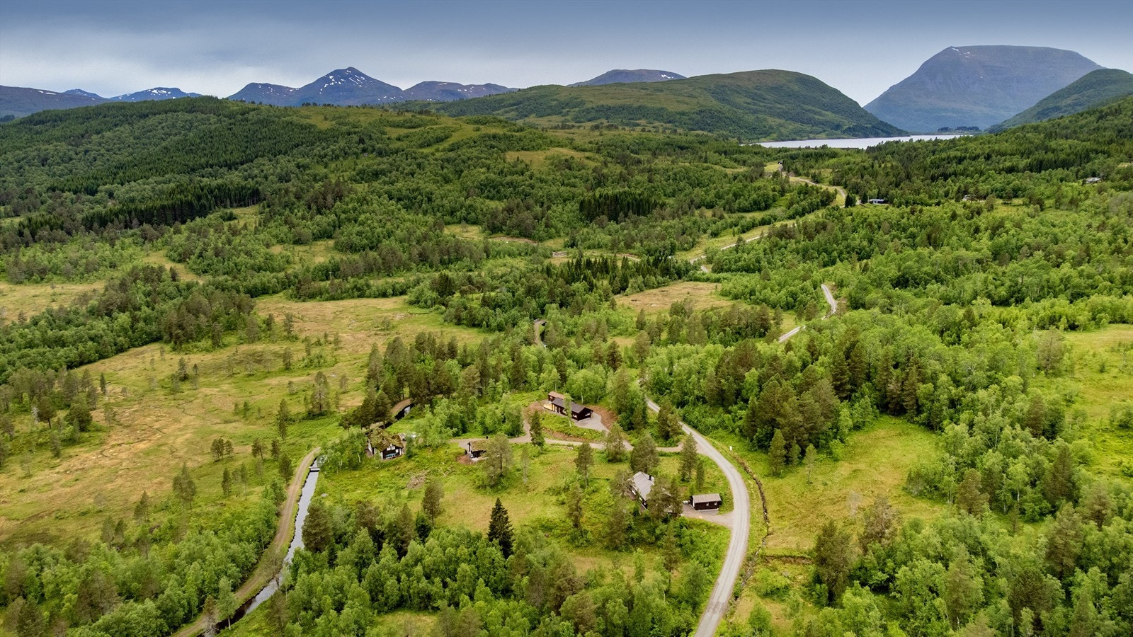 Områdebilde - dagens hyttebebyggelse Galleribilde