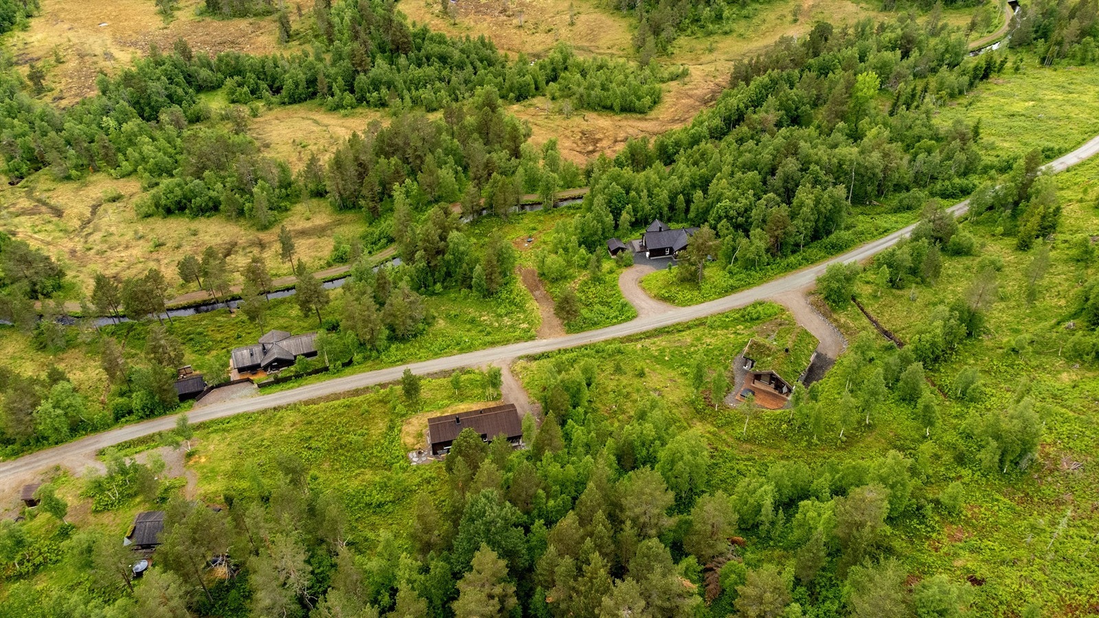 Områdebilde - dagens hyttebebyggelse Galleribilde