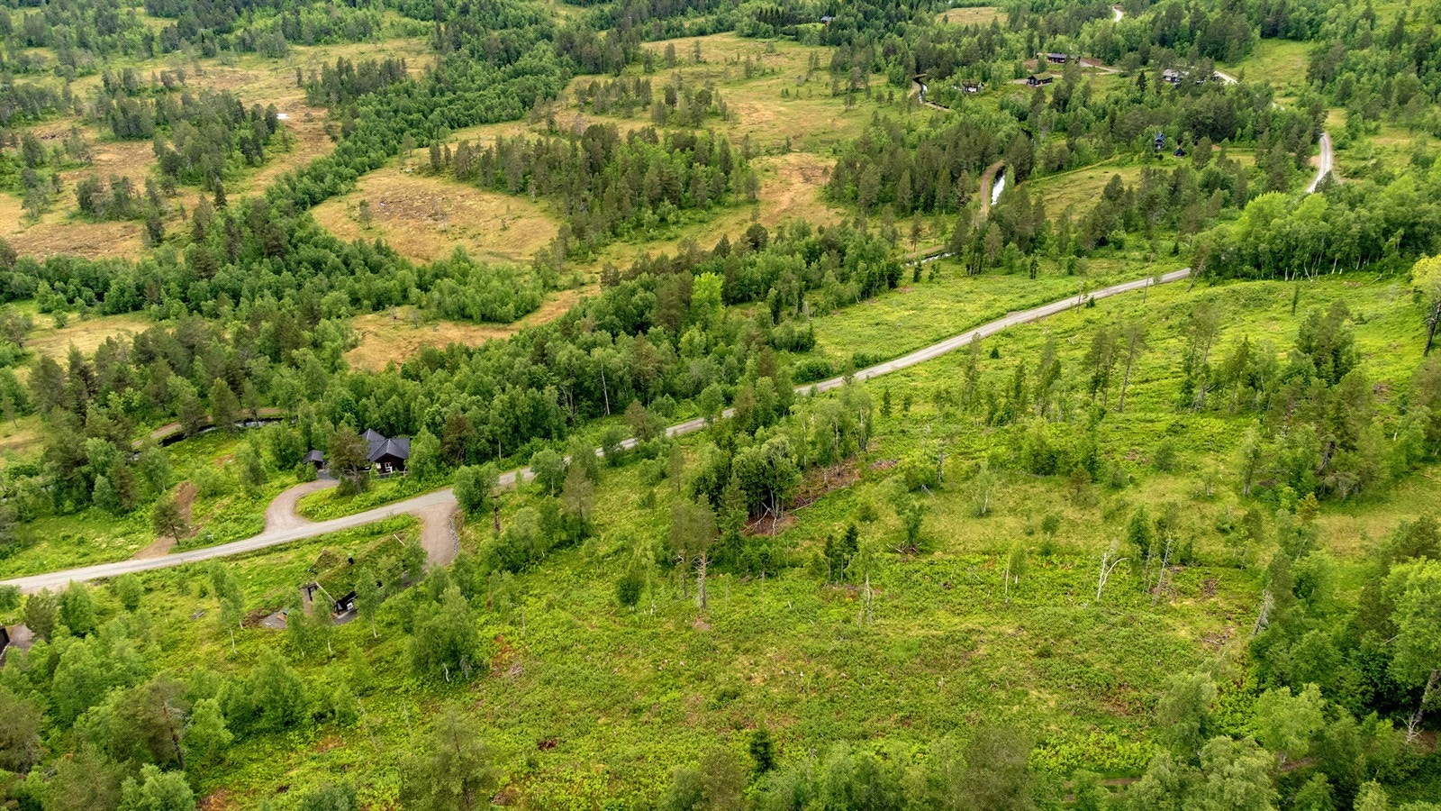 Områdebilde - dagens hyttebebyggelse Galleribilde