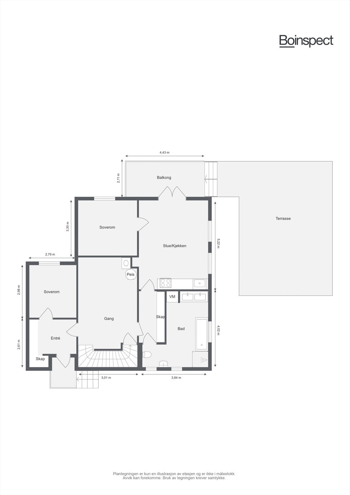 Plantegning - 1. etasje Galleribilde