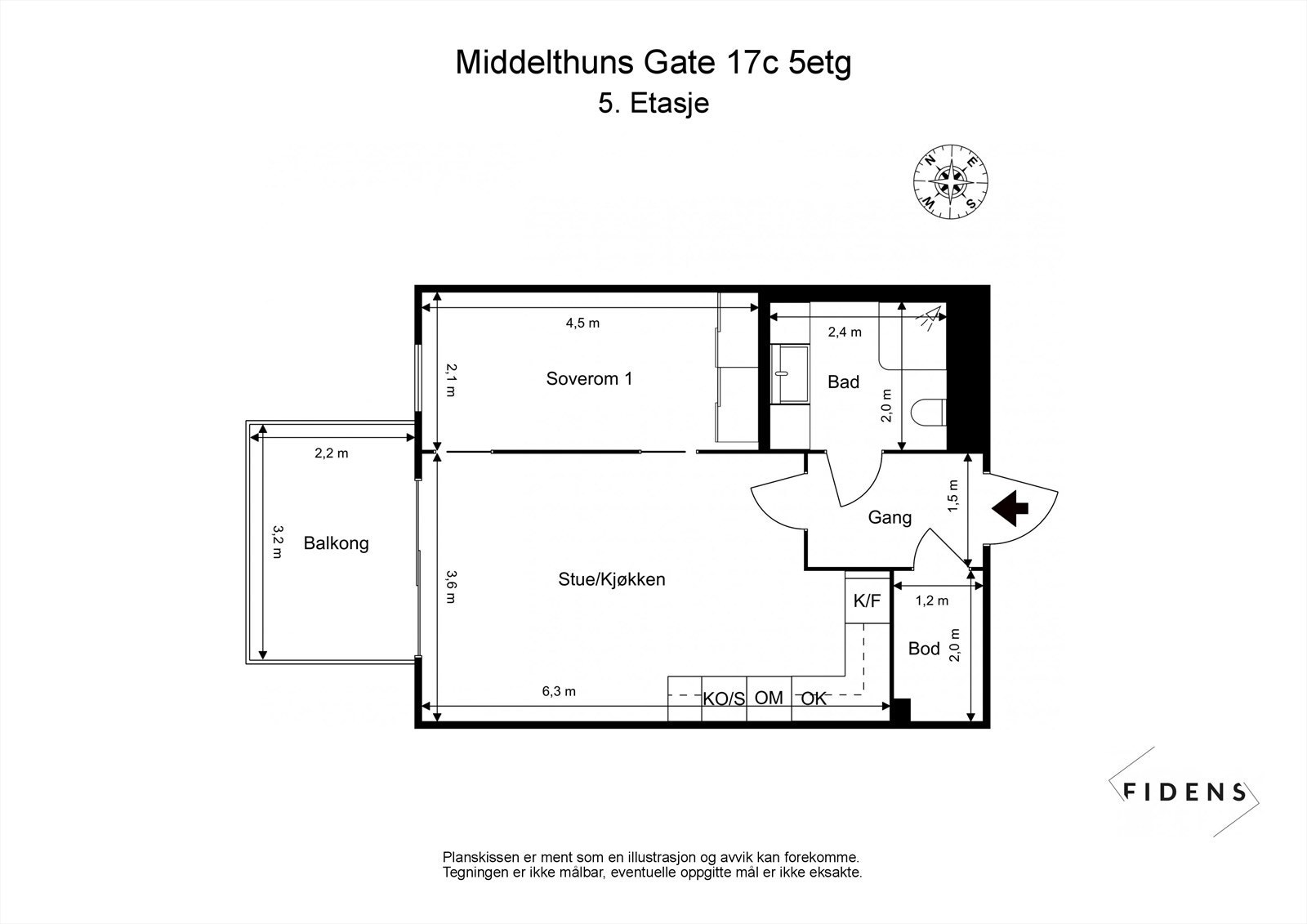 Plantegning Galleribilde
