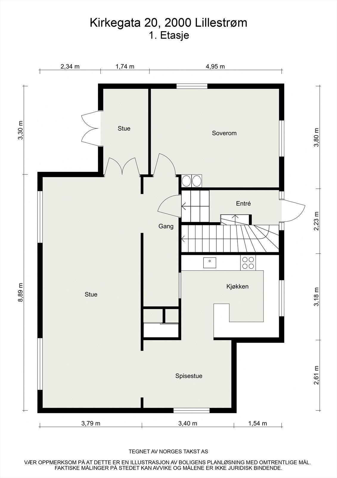 Plantegning - 1. Etasje Galleribilde