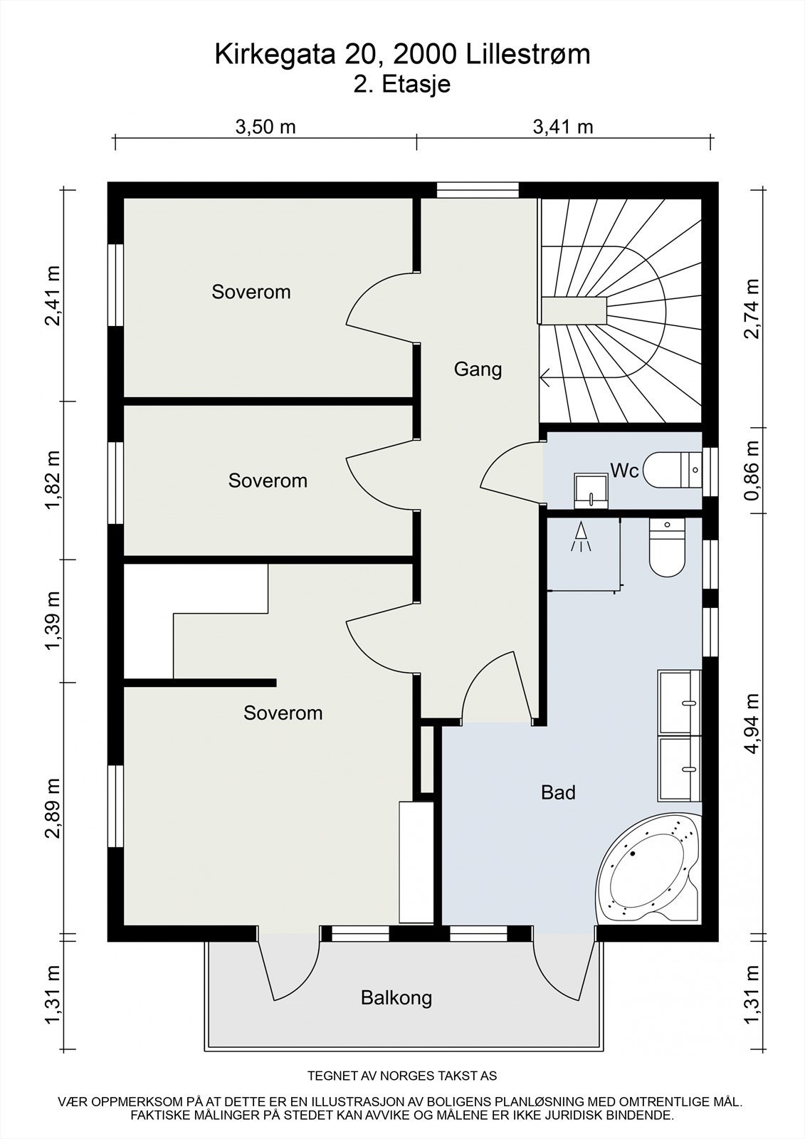 Plantegning - 2. Etasje Galleribilde